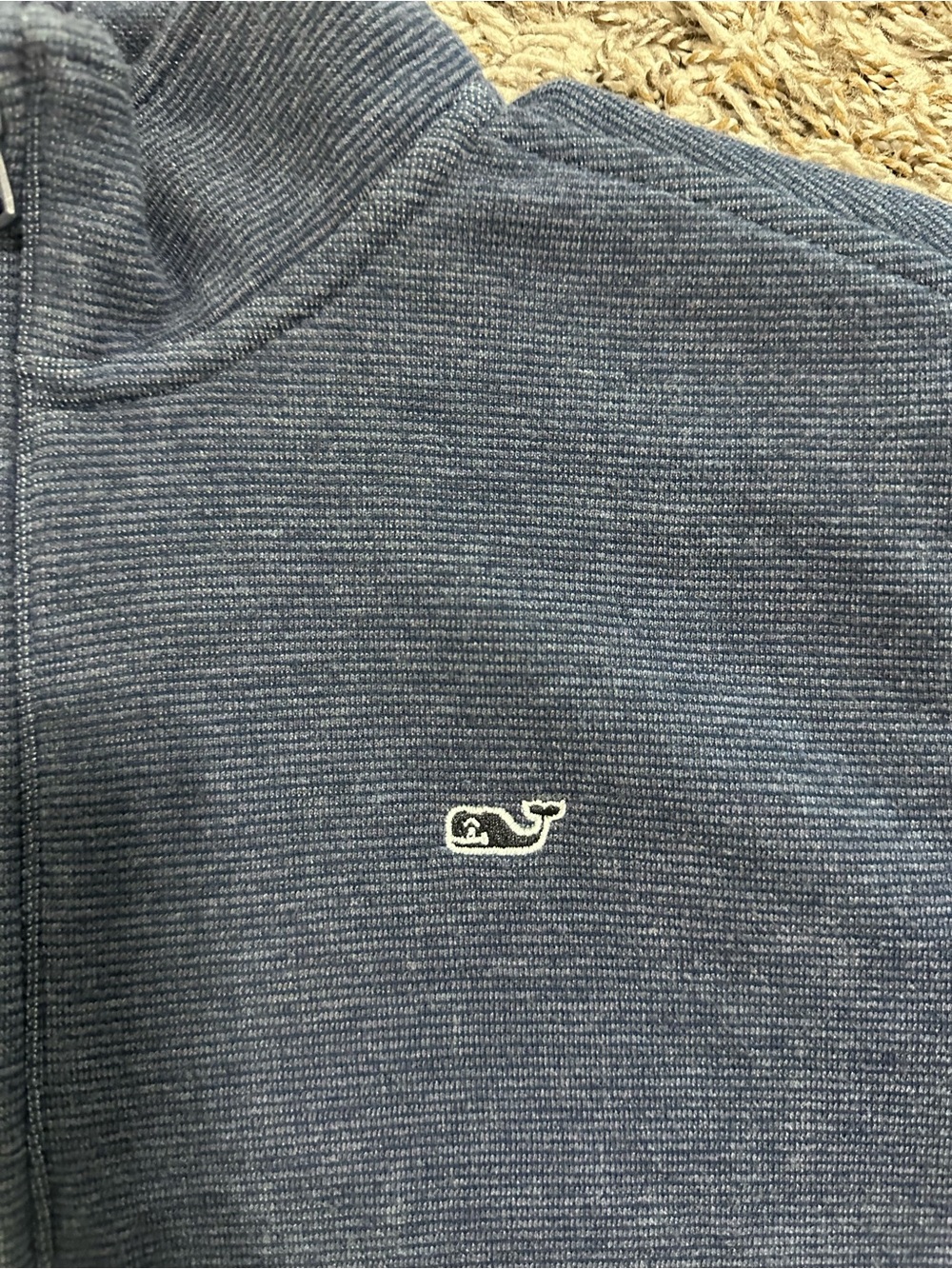 Vineyard Vines boys XL Navy Half-Zip Pullover - Picture 3 of 4
